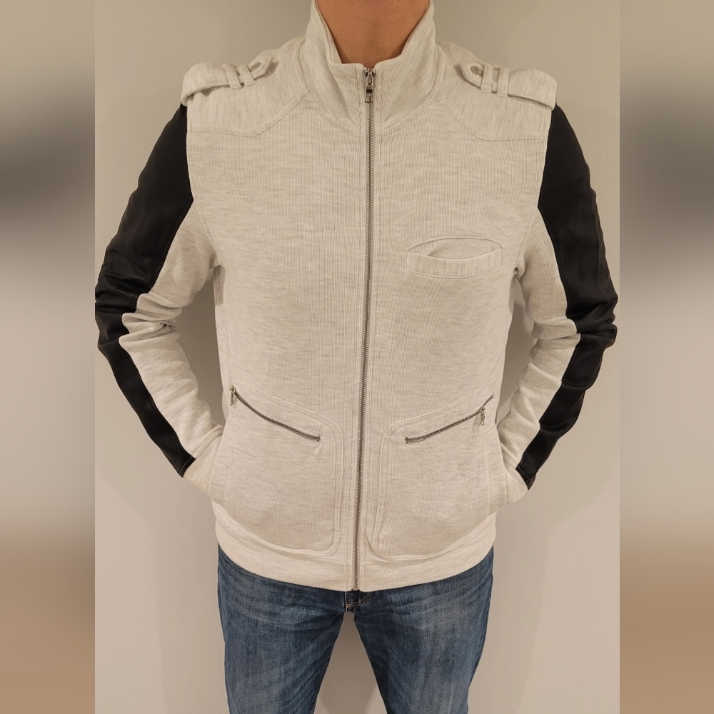 Express Leather Sweater
